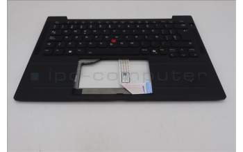 Lenovo 5M11S15756 C-Cover with keyboard, Spanish, Black, Backlight, WWAN, UK