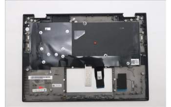 Lenovo 5M11S15931 C-Cover with keyboard, Italian, Black, Backlight, UK