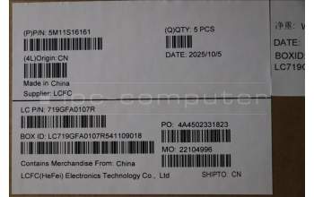 Lenovo 5M11S16161 MECH_ASM BL KB BK BEL SRX