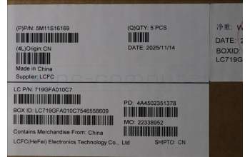 Lenovo 5M11S16169 MECH_ASM BL KB BK BUL SRX