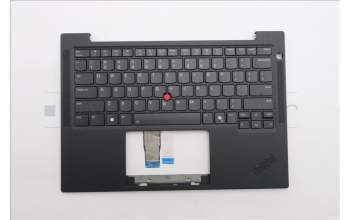 Lenovo 5M11S16185 C-Cover with keyboard, English, Black, Backlight, US