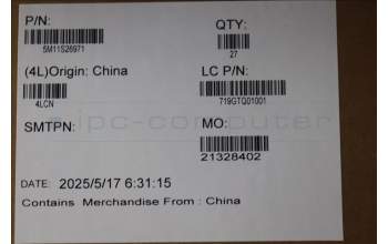 Lenovo 5M11S26971 MECH_ASM LUN1.0 AMD FPR w/Power BTN,BK
