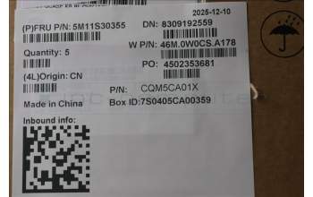 Lenovo 5M11S30355 MECH_ASM FRU MEASMUK-C BL-GR-CHY-HUN