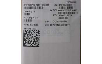 Lenovo 5M11S30535 MECH_ASM FRU MEASMUK-WFC BL-GR-CHY-SWS