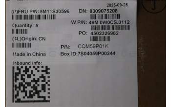 Lenovo 5M11S30596 MECH_ASM FRUMEASM US-C YBLBK-CHY-ARA