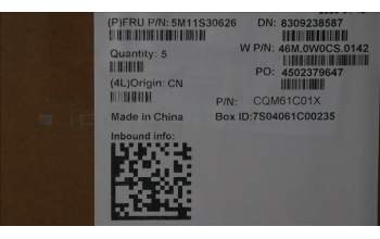 Lenovo 5M11S30626 MECH_ASM FRUMEASM US-C YBLBK-CHY-UKR