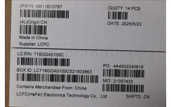 Lenovo 5M11S33757 MECH_ASM 8MP+IR MIPI Cam TS