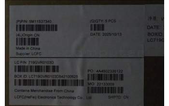 Lenovo 5M11S37340 MECH_ASM FRU BL KB BK POR CHY