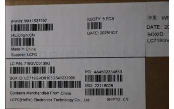 Lenovo 5M11S37997 MECH_ASM BL KB BK MG DEN CHY