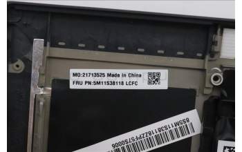 Lenovo 5M11S38118 MECH_ASM BL KB BK MG WW EURO ENG LTN