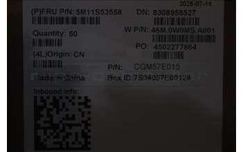 Lenovo 5M11S53558 MECH_ASM FRU ASM Power button,bracket,LG