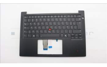 Lenovo 5M11S53753 MECH_ASM FRU KBD W/C BEL BL(SRX)UK BK