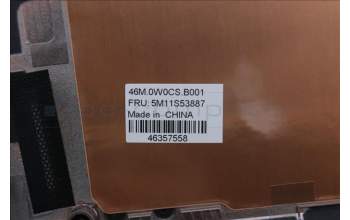 Lenovo 5M11S53887 MECH_ASM FRU D COVER CS BK L13 Abby AMD