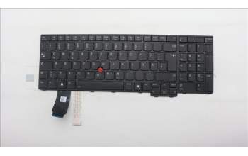 Lenovo 5M11T54132 Keyboard Internal, German, Black, Backlight, w/Numpad, UK