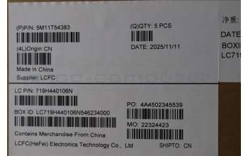 Lenovo 5M11T54383 MECH_ASM BL KB BK SC DEN SRX