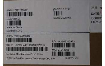 Lenovo 5M11T55131 MECH_ASM BL KB BK SC FRA SRX