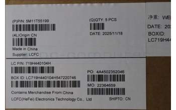 Lenovo 5M11T55199 MECH_ASM BL KB BK SC SWE/FIN SRX