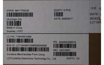 Lenovo 5M11T55239 MECH_ASM BL KB NP BK ARA LTN