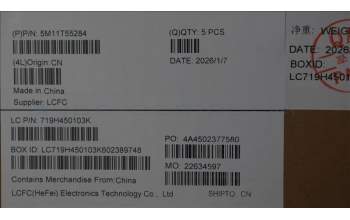 Lenovo 5M11T55284 MECH_ASM BL KB NP BK HUN LTN