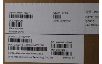 Lenovo 5M11T55337 MECH_ASM BL KB NP BK UKE PMX