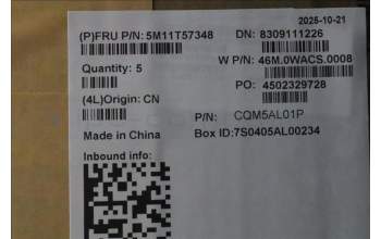 Lenovo 5M11T57348 MECH_ASM NoNFC CCvr+ARA KB ASM,CHY