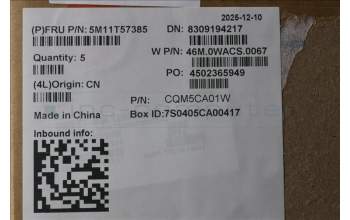 Lenovo 5M11T57385 MECH_ASM NoNFC CCvr+HUN KB ASM,LTN