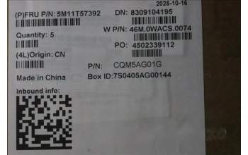 Lenovo 5M11T57392 MECH_ASM NoNFC CCvr+ITA KB ASM,TRI