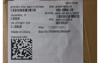 Lenovo 5M11T57399 MECH_ASM NoNFC CCvr+POR KB ASM,SRX