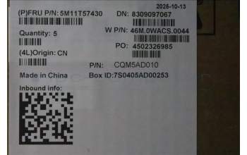 Lenovo 5M11T57430 MECH_ASM NoNFC CCvr+EURO ENG KB ASM,CHY