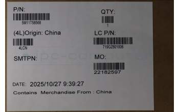 Lenovo 5M11T58568 MECH_ASM 3.2KOLED TS 5MPw/Mic FCC Mutto