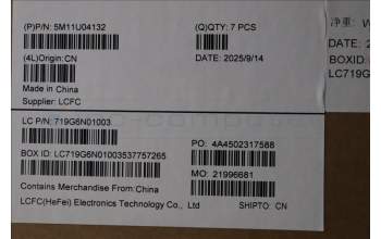 Lenovo 5M11U04132 MECH_ASM BASE,COVER,WLAN,WHITE