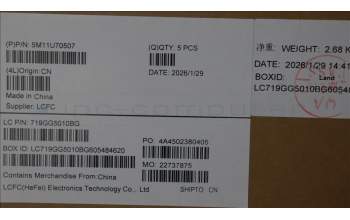 Lenovo 5M11U70507 MECH_ASM FRU KBD W/C FRA BL (SRX) UK GR