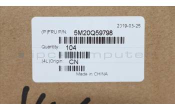 Lenovo 5M20Q59798 DOOR RJ45 Cover C 81CJ Iron Grey
