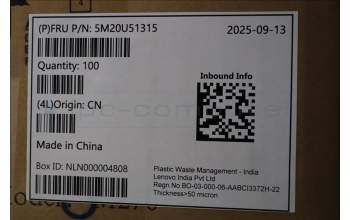 Lenovo 5M20U51315 MECHANICAL FXN,ARL-S IC 08IAS RIO shield