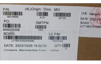 Lenovo 5M21H89588 MECHANICAL KT4D1_SHUTTER_KNOB_DUMMY