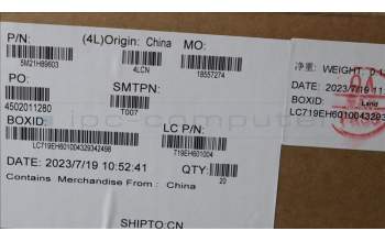 Lenovo 5M21H89603 MECHANICAL FRU KX3B0_DUMMY_SHUTTER