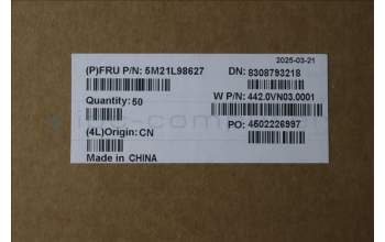 Lenovo 5M21L98627 MECHANICAL PW W/O FPR