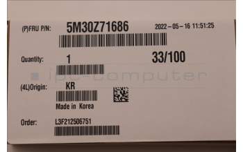 Lenovo 5M30Z71686 MEMORY UDIMM,8GB, DDR5,4800 ,Samsung