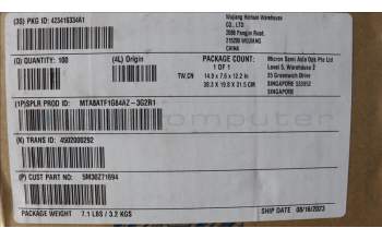 Lenovo 5M30Z71694 MEMORY UDIMM,8GB, DDR4,3200 ,Micron