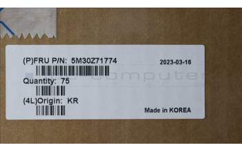 Lenovo 5M30Z71774 MEMORY UDIMM,32GB,DDR5,4800,Samsung
