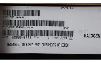 Lenovo 5M31K03046 MEMORY SODIMM,8GB,DDR5,5600,Samsung