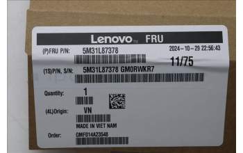 Lenovo 5M31L87378 MEMORY SODIMM,16GB,DDR5,5600,Samsung