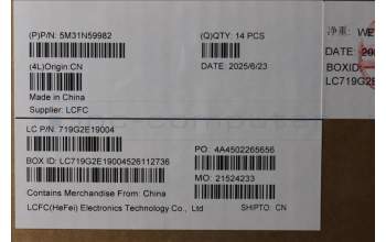 Lenovo 5M31N59982 MEMORY UDIMM,16GB,DDR5,5600,Samsung