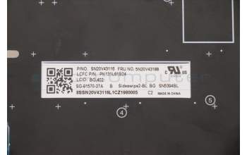 LENOVO 5N20V43188 NB_KYB CMSK-CS20,BK-BL,LTN,BUL