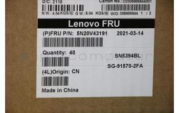 Lenovo 5N20V43191 NB_KYB CMSK-CS20,BK-BL,LTN,FRA