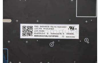 Lenovo 5N20V43201 NB_KYB CMSK-CS20,BK-BL,LTN,SLV