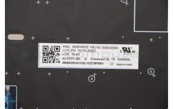 Lenovo 5N20V43204 NB_KYB CMSK-CS20,BK-BL,LTN,TUR
