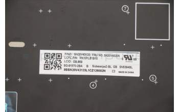Lenovo 5N20V43205 NB_KYB CMSK-CS20,BK-BL,LTN,UKE
