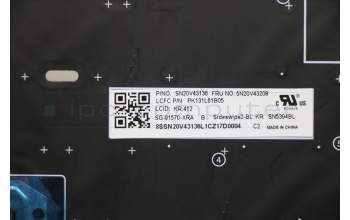 Lenovo 5N20V43208 NB_KYB CMSK-CS20,BK-BL,LTN,KOR