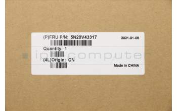 Lenovo 5N20V43317 NB_KYB CMSK-CS20,BK-NBL,PMX,EURO ENG